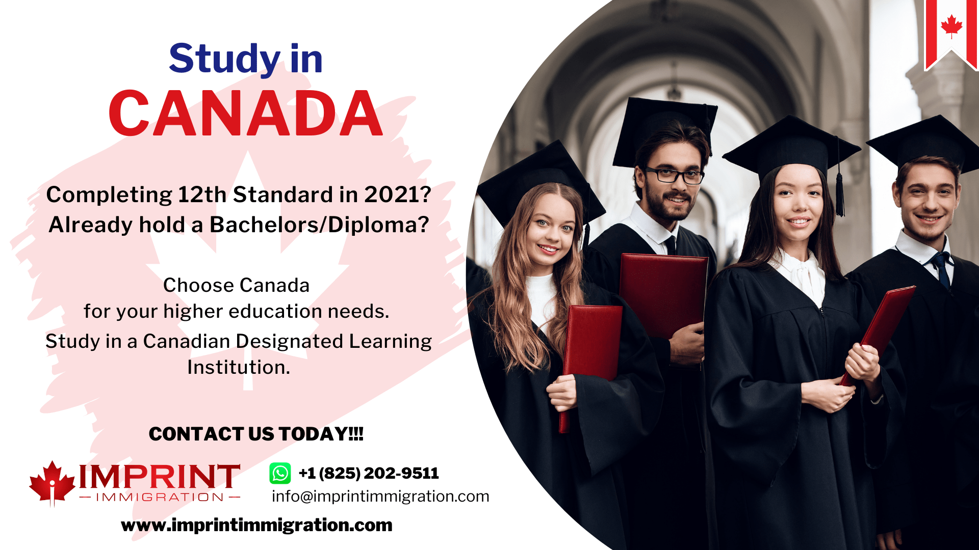 You are currently viewing STUDY IN CANADA – 2021